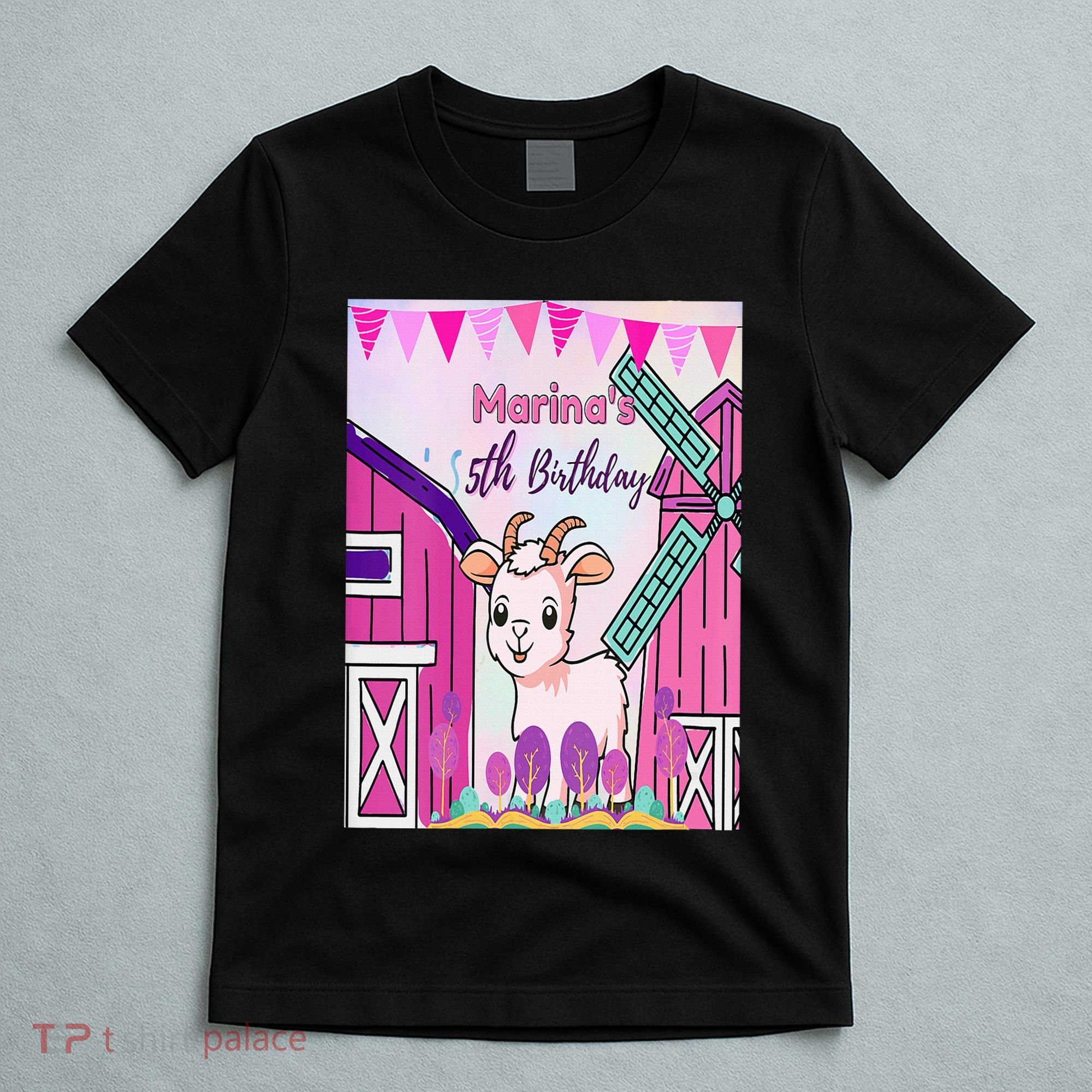 5th Birthday Bash Exploring The Goat Farm Wonderland! T-Shirt