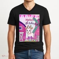 5th Birthday Bash Exploring The Goat Farm Wonderland! V-Neck T-Shirt thumb 2