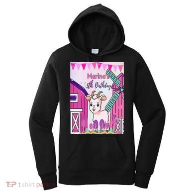 5th Birthday Bash Exploring The Goat Farm Wonderland! Women's Hoodie