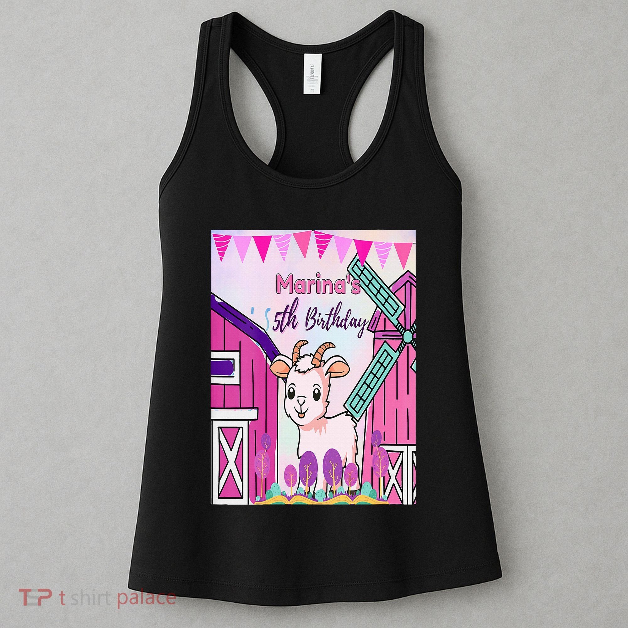 5th Birthday Bash Exploring The Goat Farm Wonderland! Women's Tank Top