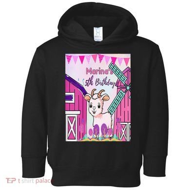 5th Birthday Bash Exploring The Goat Farm Wonderland! Toddler Hoodie