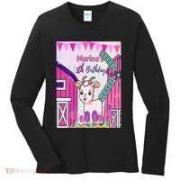 5th Birthday Bash Exploring The Goat Farm Wonderland! Women's Long Sleeve Shirt thumb 0