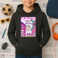 5th Birthday Bash Exploring The Goat Farm Wonderland! Kids Hoodie thumb 2
