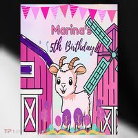 5th Birthday Bash Exploring The Goat Farm Wonderland! Toddler Fine Jersey T-Shirt thumb 2