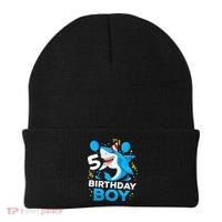 5th Birthday Boy Shark Ocean Theme Party 5 Years Old For Boy Beanie thumb 0
