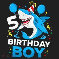 5th Birthday Boy Shark Ocean Theme Party 5 Years Old For Boy Beanie thumb 2