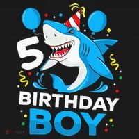 5th Birthday Boy Shark Ocean Theme Party 5 Years Old For Boy Women's Hoodie thumb 2