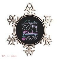 50th Birthday Chapter 50 Fabulous Since 1976 Rhinestones Diamonds Ornament thumb 0