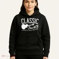 50th Birthday Classic Guitar Since 1976 And Still Rockin Hoodie thumb 5