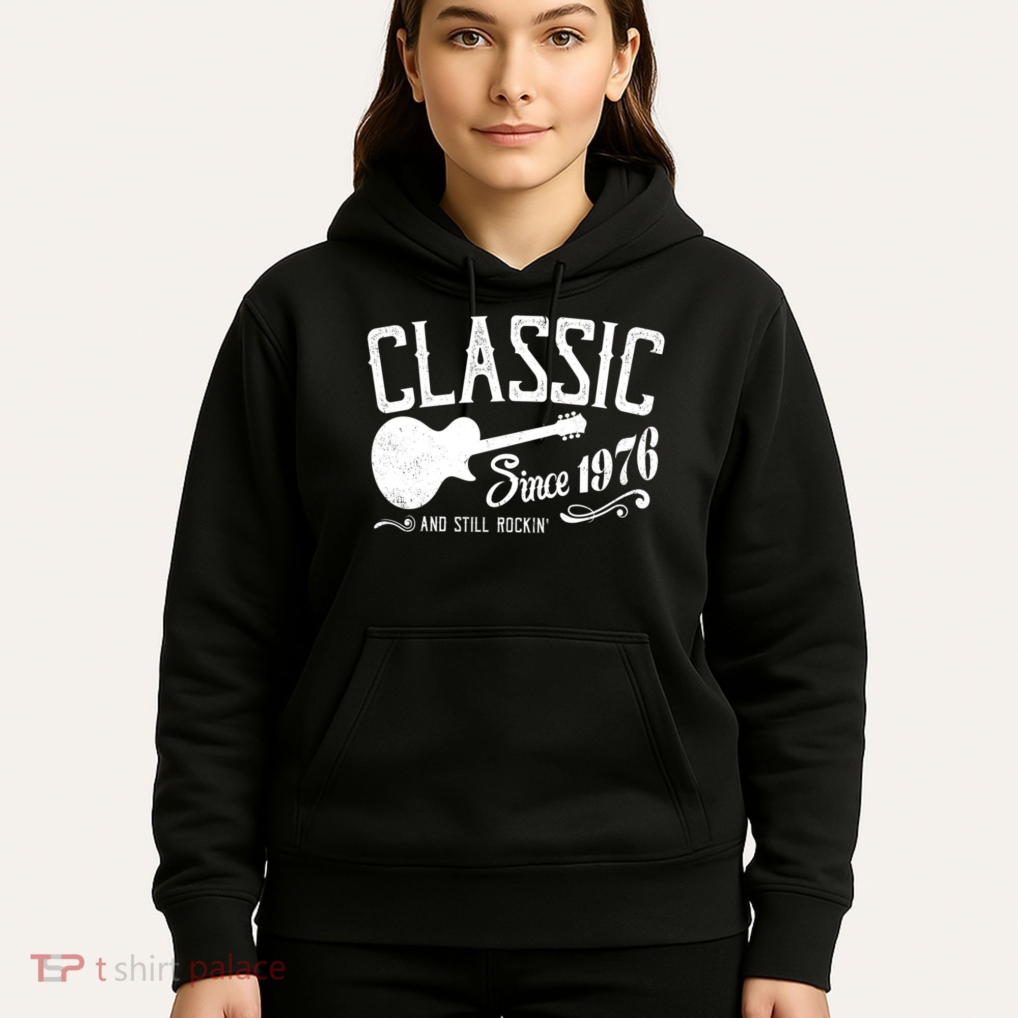 50th Birthday Classic Guitar Since 1976 And Still Rockin Hoodie