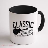 50th Birthday Classic Guitar Since 1976 And Still Rockin Coffee Mug thumb 1