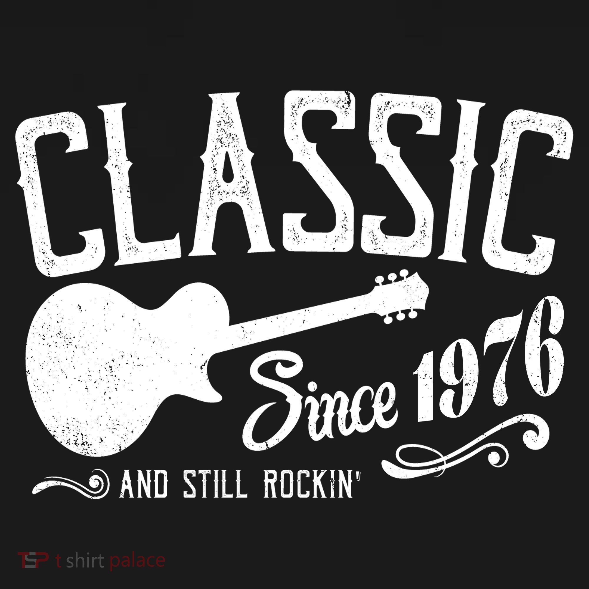 50th Birthday Classic Guitar Since 1976 And Still Rockin Women's Tank Top