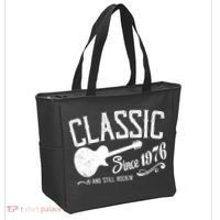 50th Birthday Classic Guitar Since 1976 And Still Rockin Tote Bag thumb 2