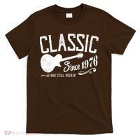 50th Birthday Classic Guitar Since 1976 And Still Rockin T-Shirt thumb 0