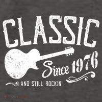 50th Birthday Classic Guitar Since 1976 And Still Rockin Vector Backpack thumb 2