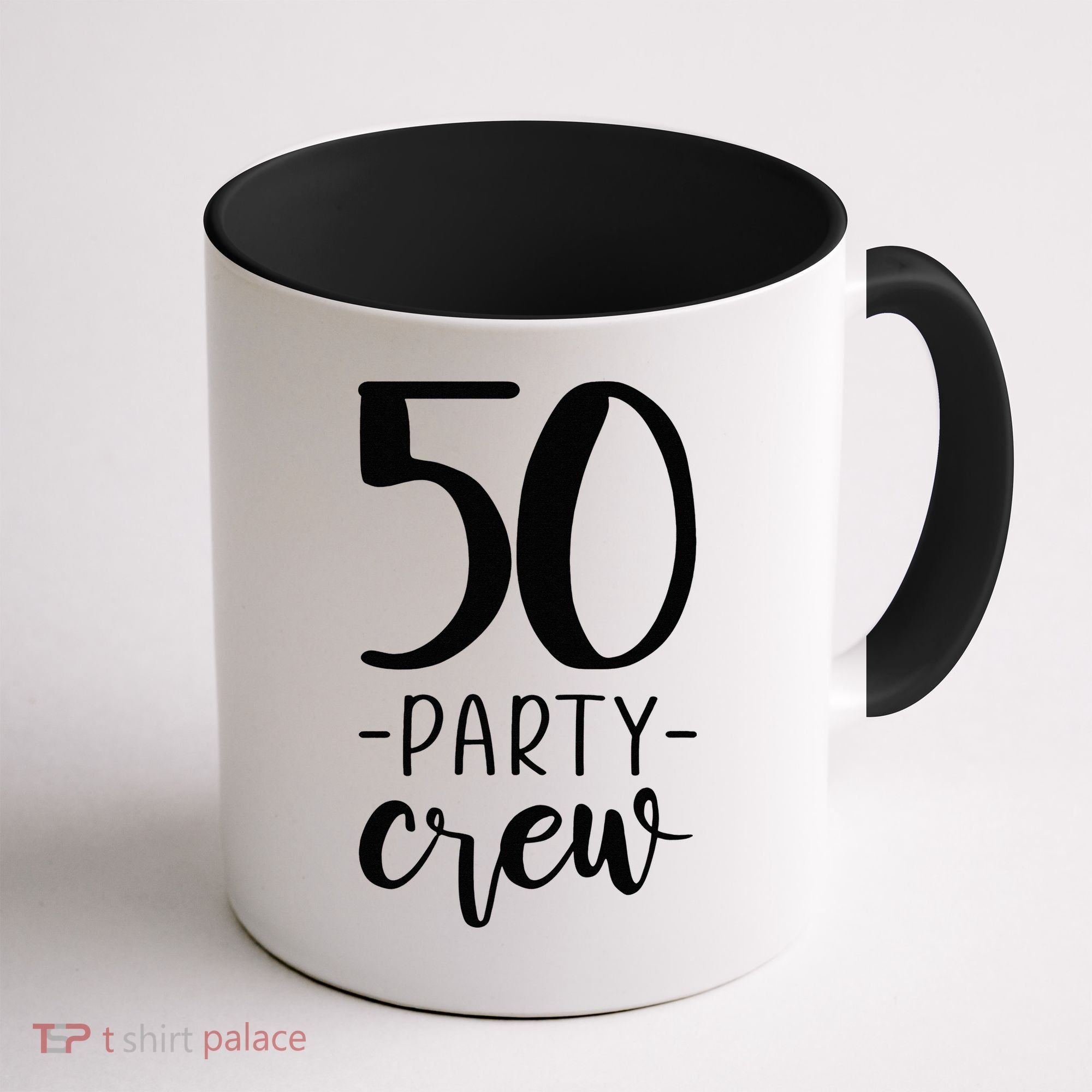 50th Birthday Crew 50 Party Group Friends Coffee Mug