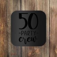 50th Birthday Crew 50 Party Group Friends Coaster thumb 0