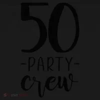 50th Birthday Crew 50 Party Group Friends Women's Hoodie thumb 2