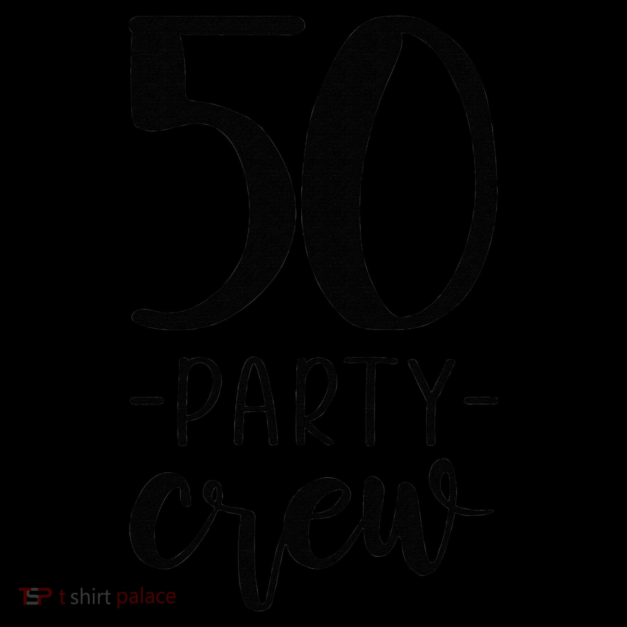 50th Birthday Crew 50 Party Group Friends Visor