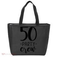50th Birthday Crew 50 Party Group Friends Tote Bag thumb 0