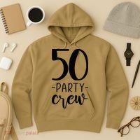 50th Birthday Crew 50 Party Group Friends Hoodie thumb 3