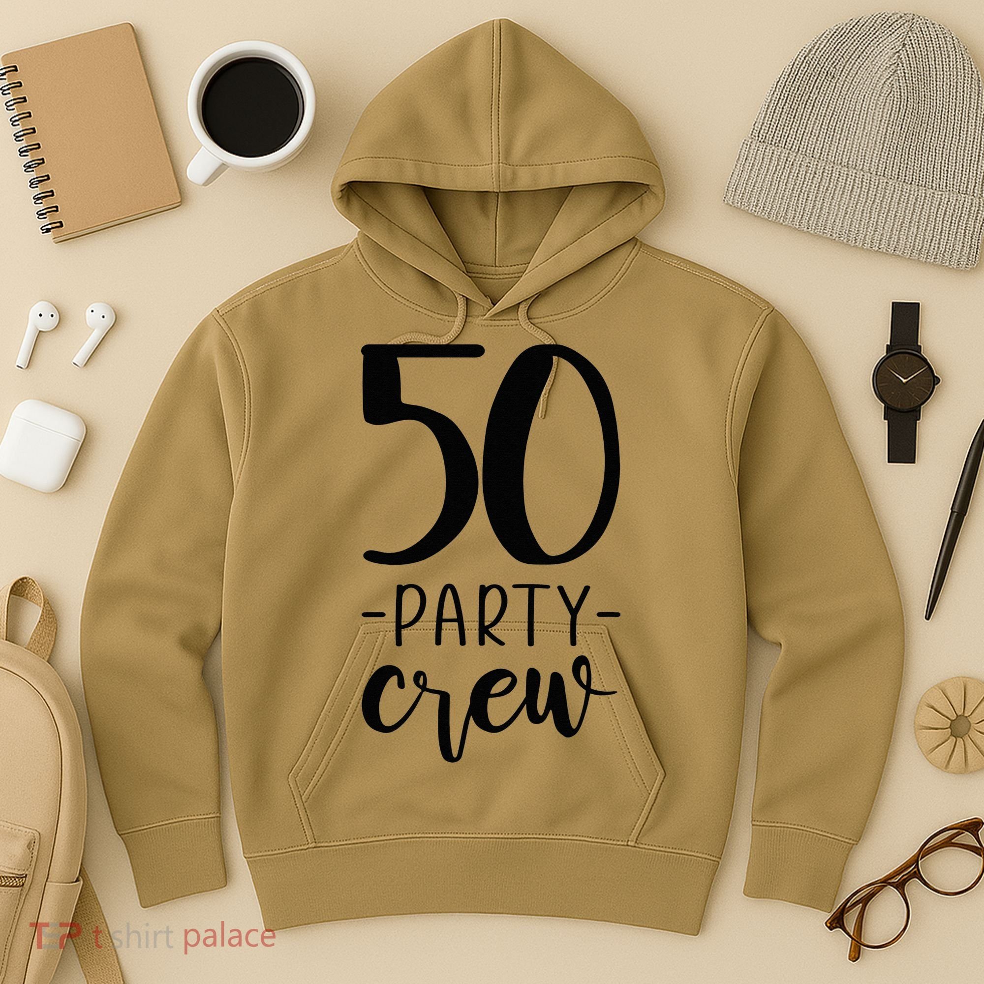 50th Birthday Crew 50 Party Group Friends Hoodie
