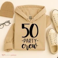 50th Birthday Crew 50 Party Group Friends Hoodie thumb 4