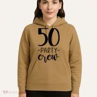 50th Birthday Crew 50 Party Group Friends Hoodie thumb 5