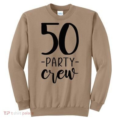 50th Birthday Crew 50 Party Group Friends Sweatshirt