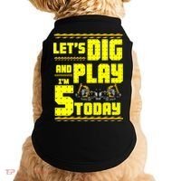 5th Birthday Construction Doggie Tank thumb 0