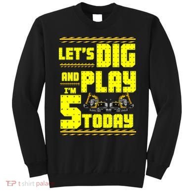 5th Birthday Construction Sweatshirt