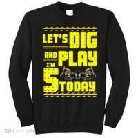 5th Birthday Construction Sweatshirt thumb 0