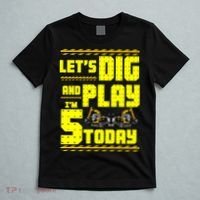 5th Birthday Construction T-Shirt thumb 5