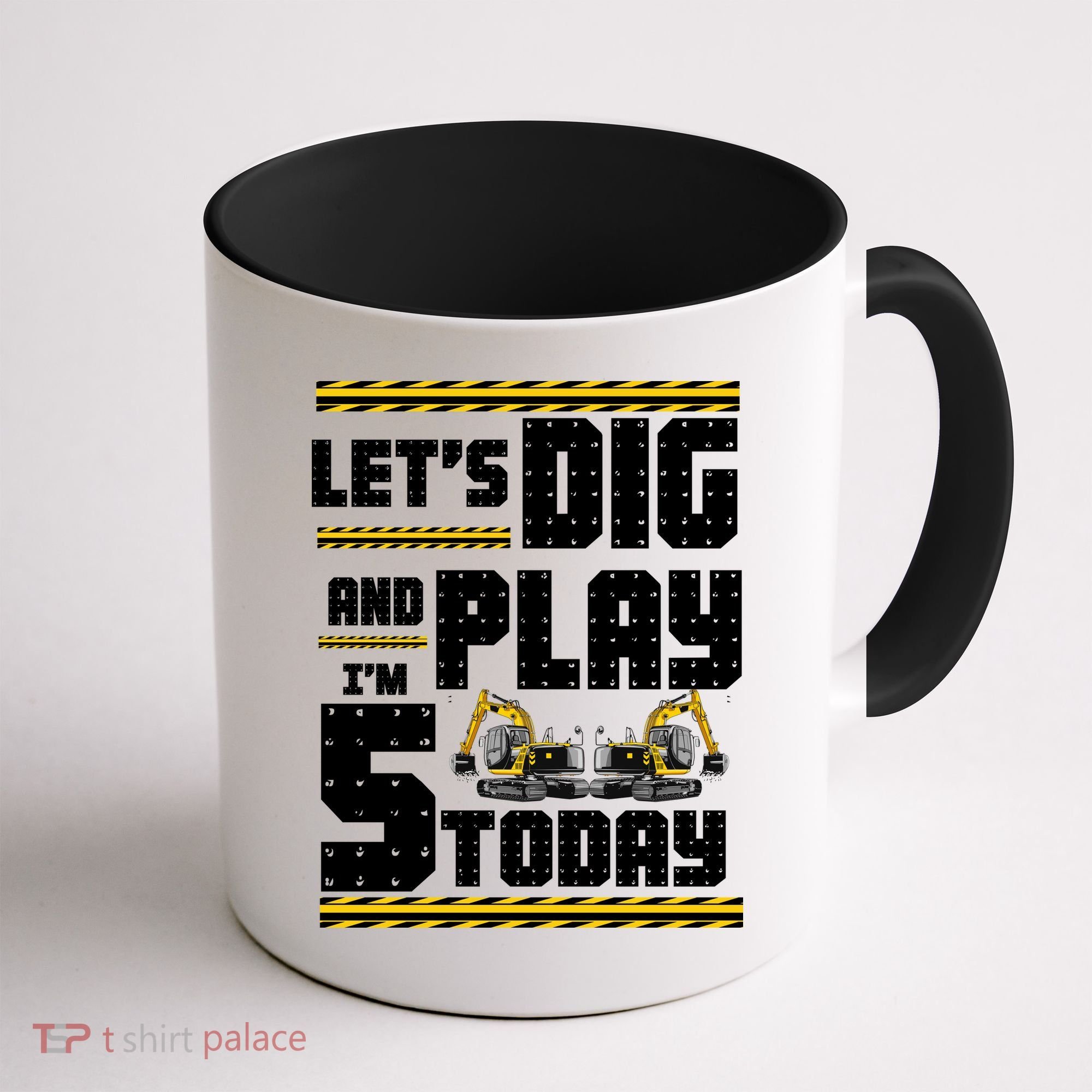 5th Birthday Construction Coffee Mug