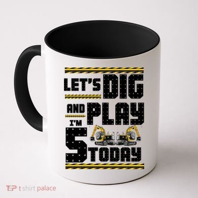 5th Birthday Construction Coffee Mug