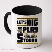 5th Birthday Construction Coffee Mug thumb 0