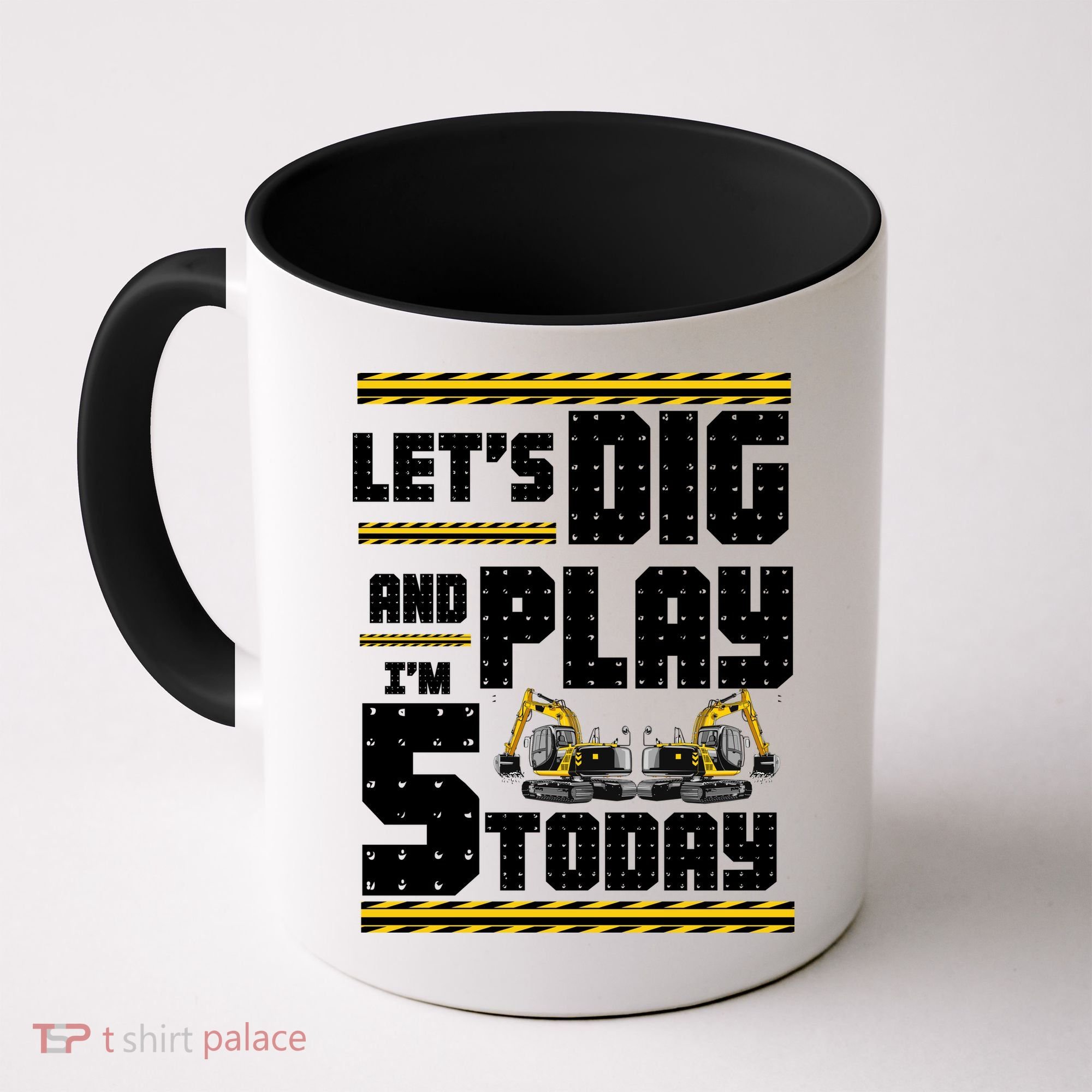 5th Birthday Construction Coffee Mug