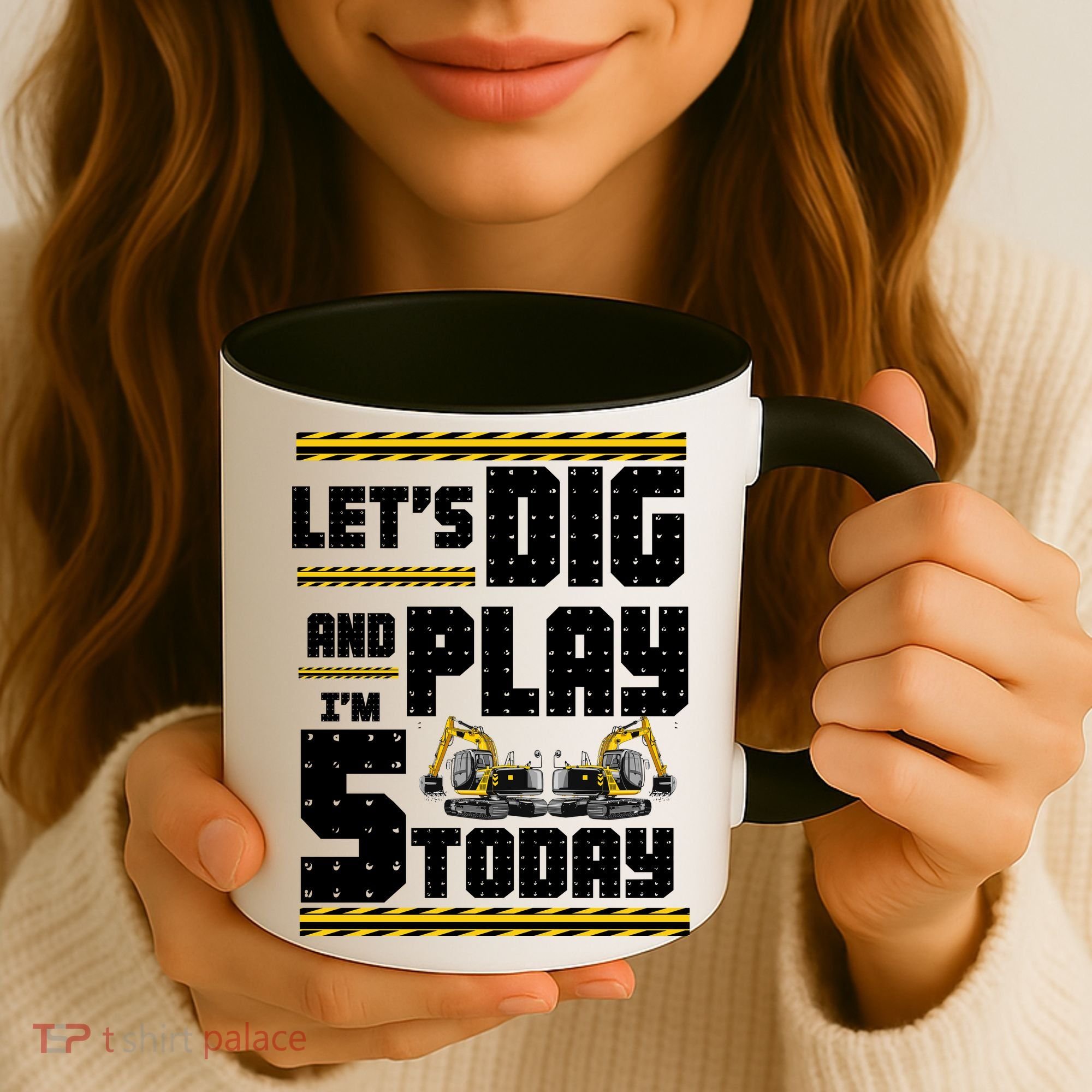 5th Birthday Construction Coffee Mug