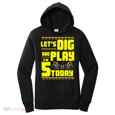 5th Birthday Construction Women's Hoodie