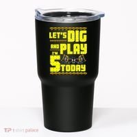 5th Birthday Construction Tumbler thumb 0
