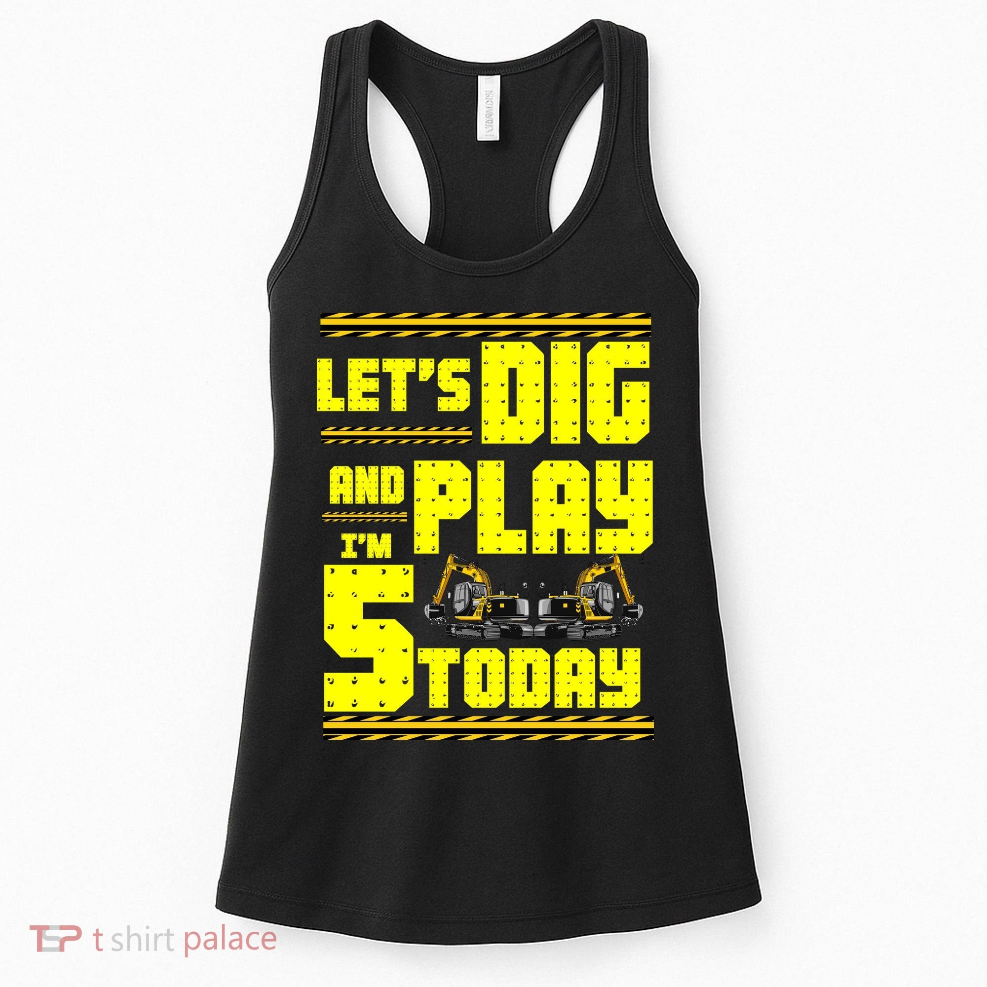 5th Birthday Construction Women's Tank Top