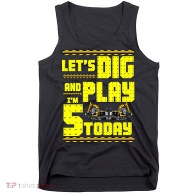 5th Birthday Construction Tank Top