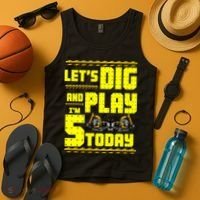 5th Birthday Construction Tank Top thumb 4