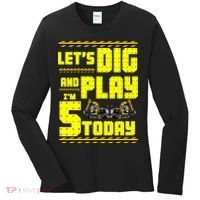 5th Birthday Construction Women's Long Sleeve Shirt thumb 0