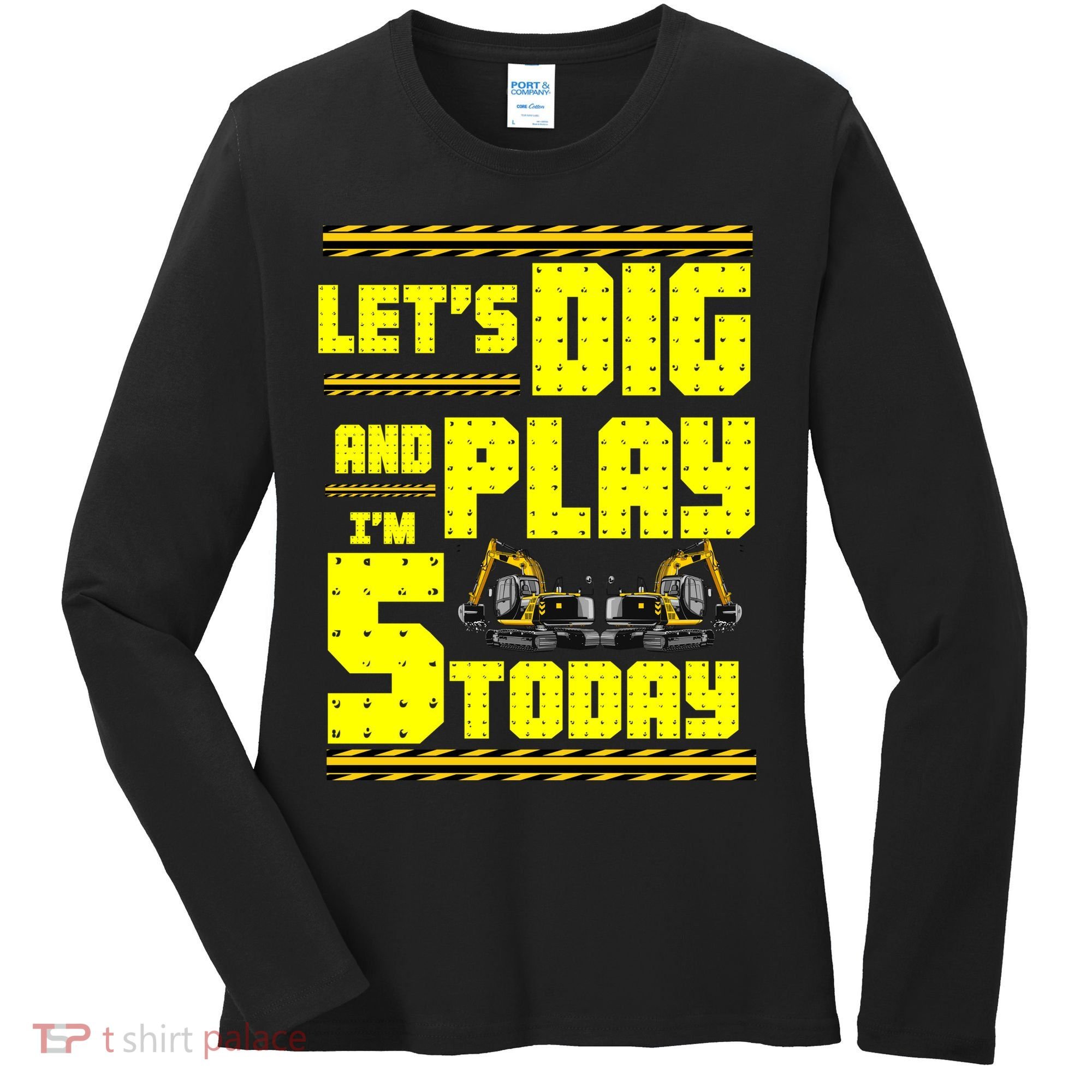 5th Birthday Construction Women's Long Sleeve Shirt