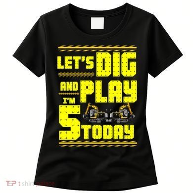 5th Birthday Construction Women's T-Shirt