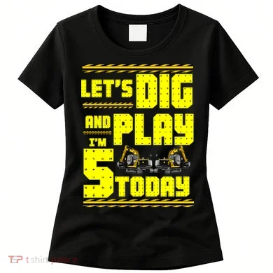 5th Birthday Construction Women's T-Shirt