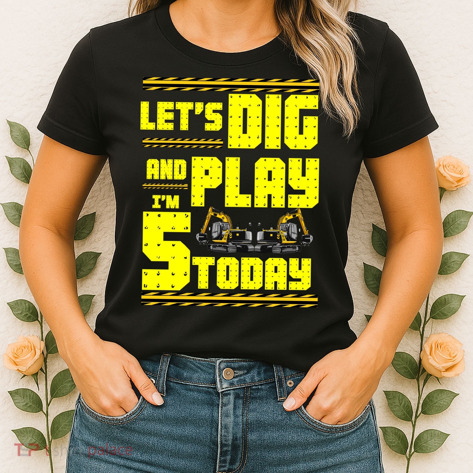 5th Birthday Construction Women's T-Shirt