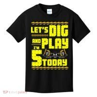 5th Birthday Construction Kids T-Shirt thumb 0