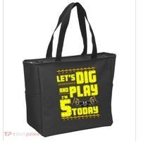 5th Birthday Construction Tote Bag thumb 2